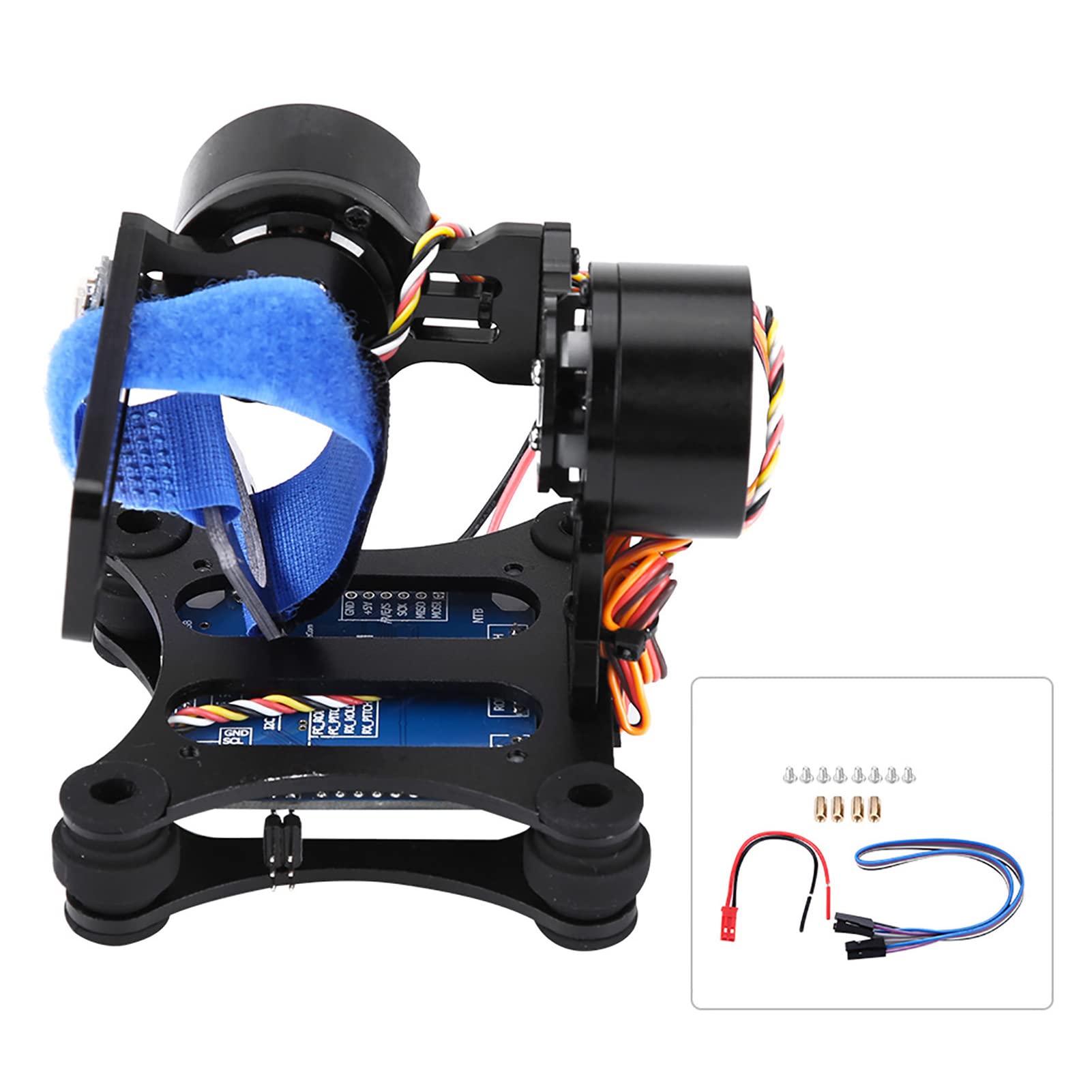 z kamerą RC Drone, Metalowa Konstrukcja Bezszczotkowa dla Wersji RTF Kamery 3 3+ 4, Wysoka stabilność, Lekka czerń (BLACK)
