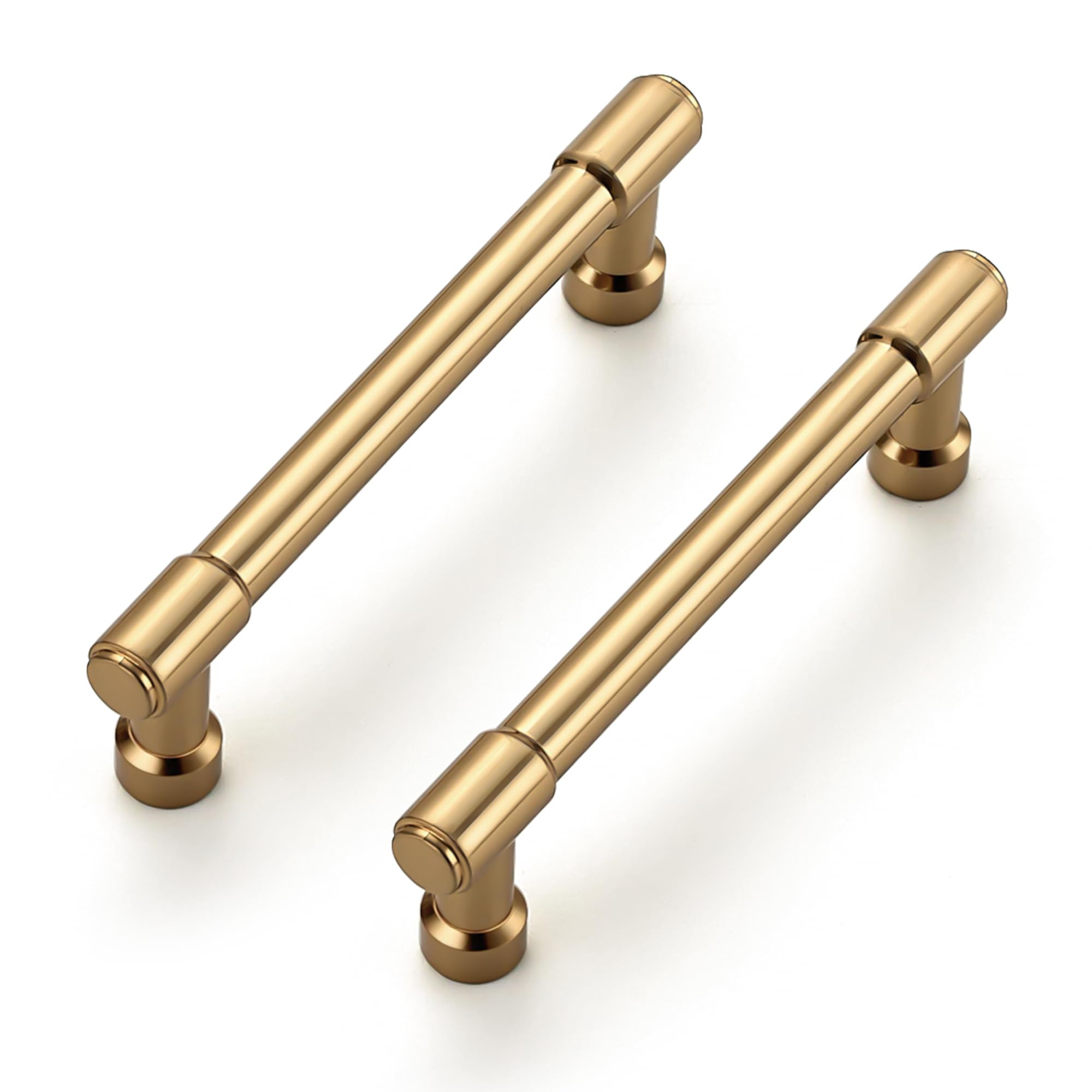 Ravinte Polished Champagne Bronze Cabinet Handles 3 Inch 10 Pack