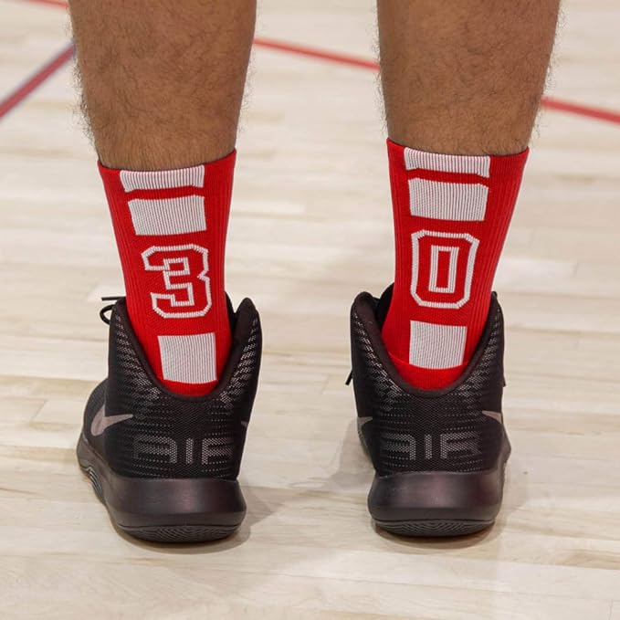 Medias Deportivas Personalizadas con Número ChalkTalkSPORTS miniatura 3