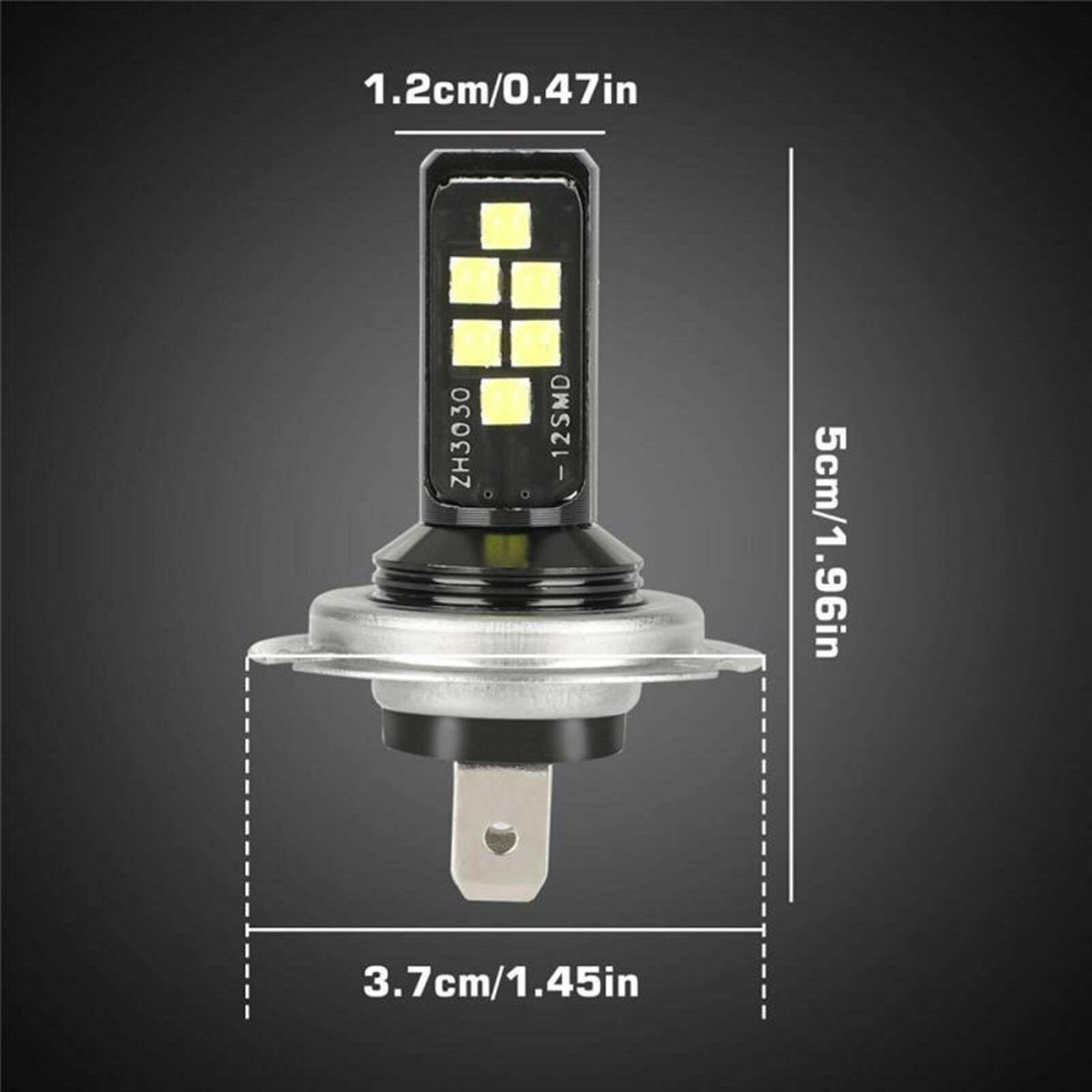 Visibilidad máxima Automotive Bombillas Faro 1 / 2pcs H4 H7 del coche LED Faro Kit de bombillas de luz de cruce 6000K blanca kit del coche LED de iluminación automático Faros de Niebla IP67 / impermea