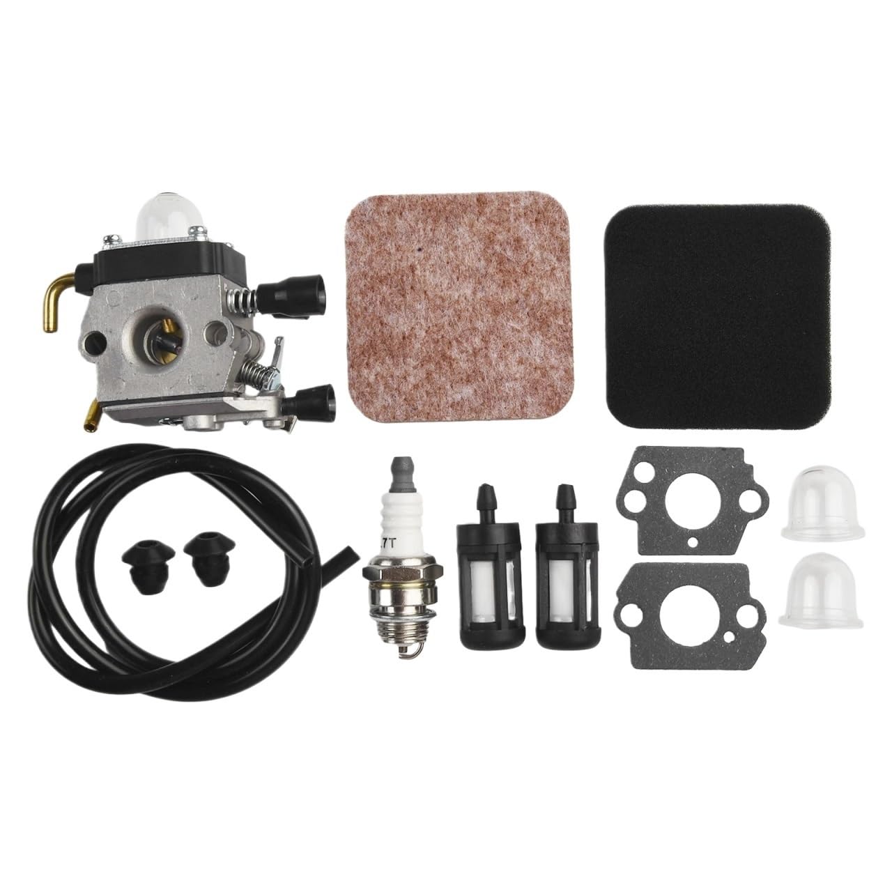 accessory Kits de carburador Compatible with herramientas de repuesto de jardín Filtro de combustible Bombilla de cebado Filtro de combustible Compatible con carburador FS72 FS74 FS75 FS76 FS80R