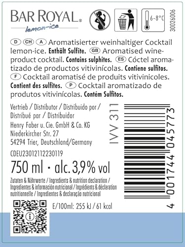 Bar Royal Lemon-Ice (6 x 0,75 l)