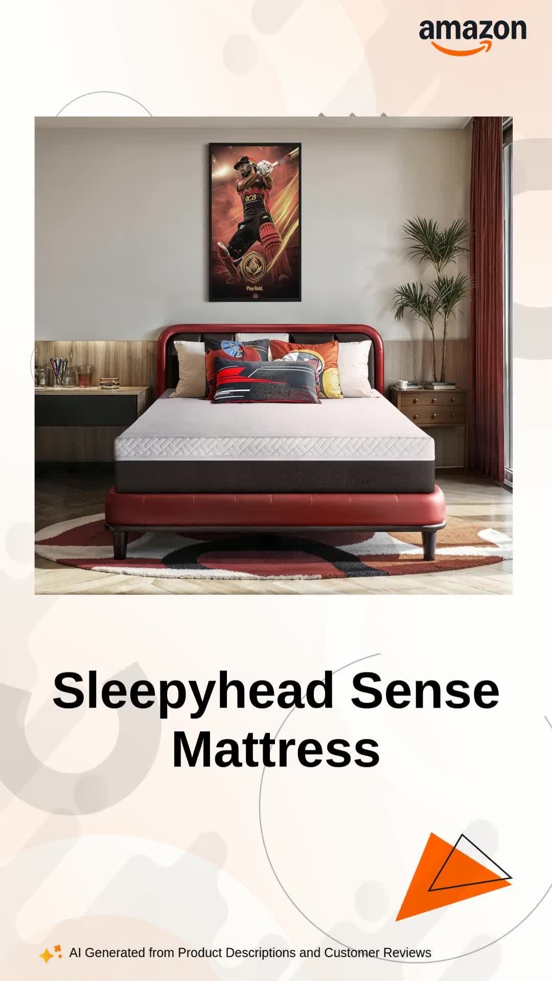 Sleepyhead Sense 3 Zoned BodyIQ Orthopedic Memory Foam Mattress