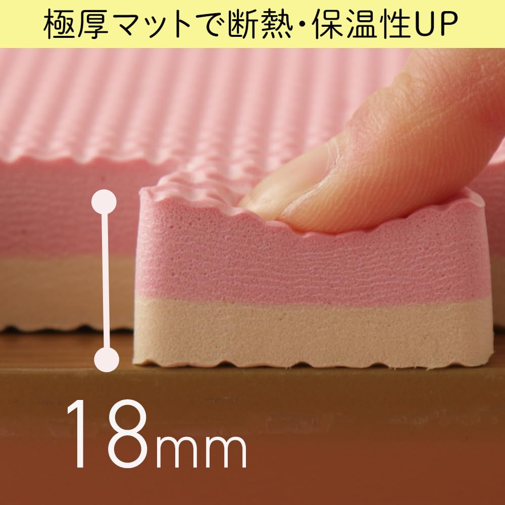 Amazon.co.jp: アイリスオーヤマ ジョイントマット 極厚1.8cm 62×62cm 