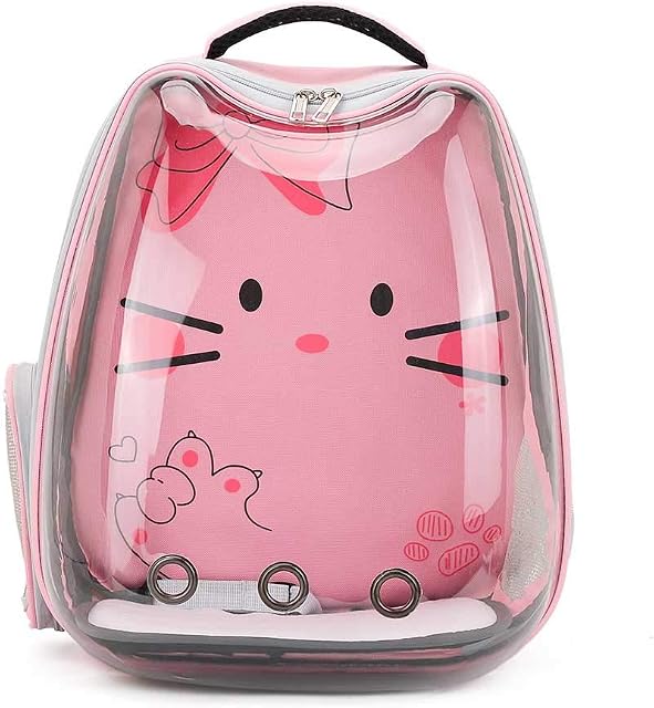 Daypack, BAXIXINGYUNMU Pet Carrier Mochila, Mochila de Bolha Impermeável, Gatos e Cachorrinhos