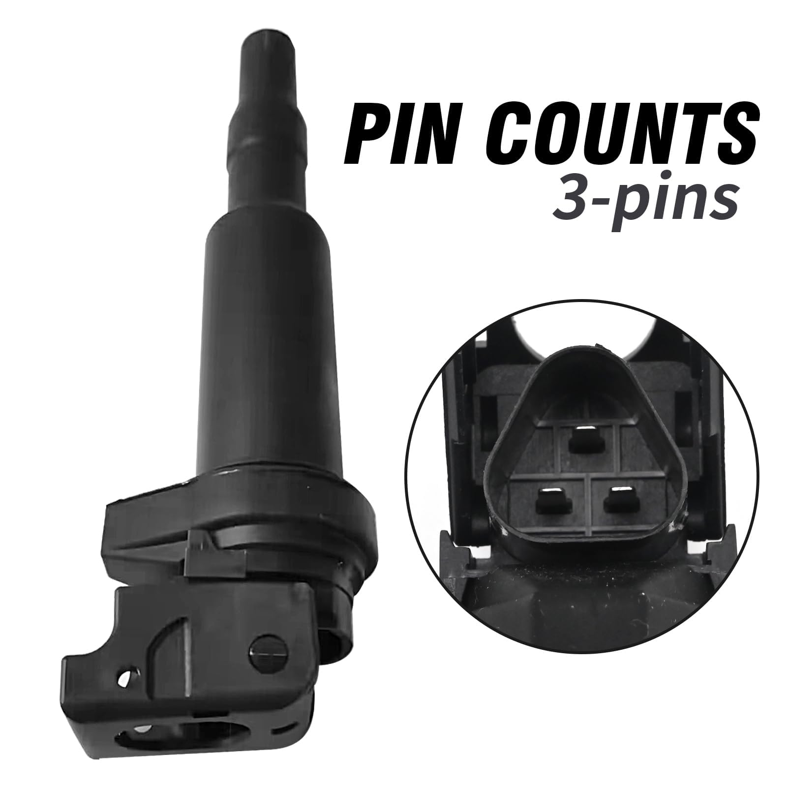 4Pz Bobine Accensione UF592 UF571, Bobine di Accensione per Auto, Sostituzione per Citroen C3 C4 C5 DS3, Sostituzione per Mini R55 R56 R57 R58 R59 R60, Sostituzione per Peugeot 207 CC