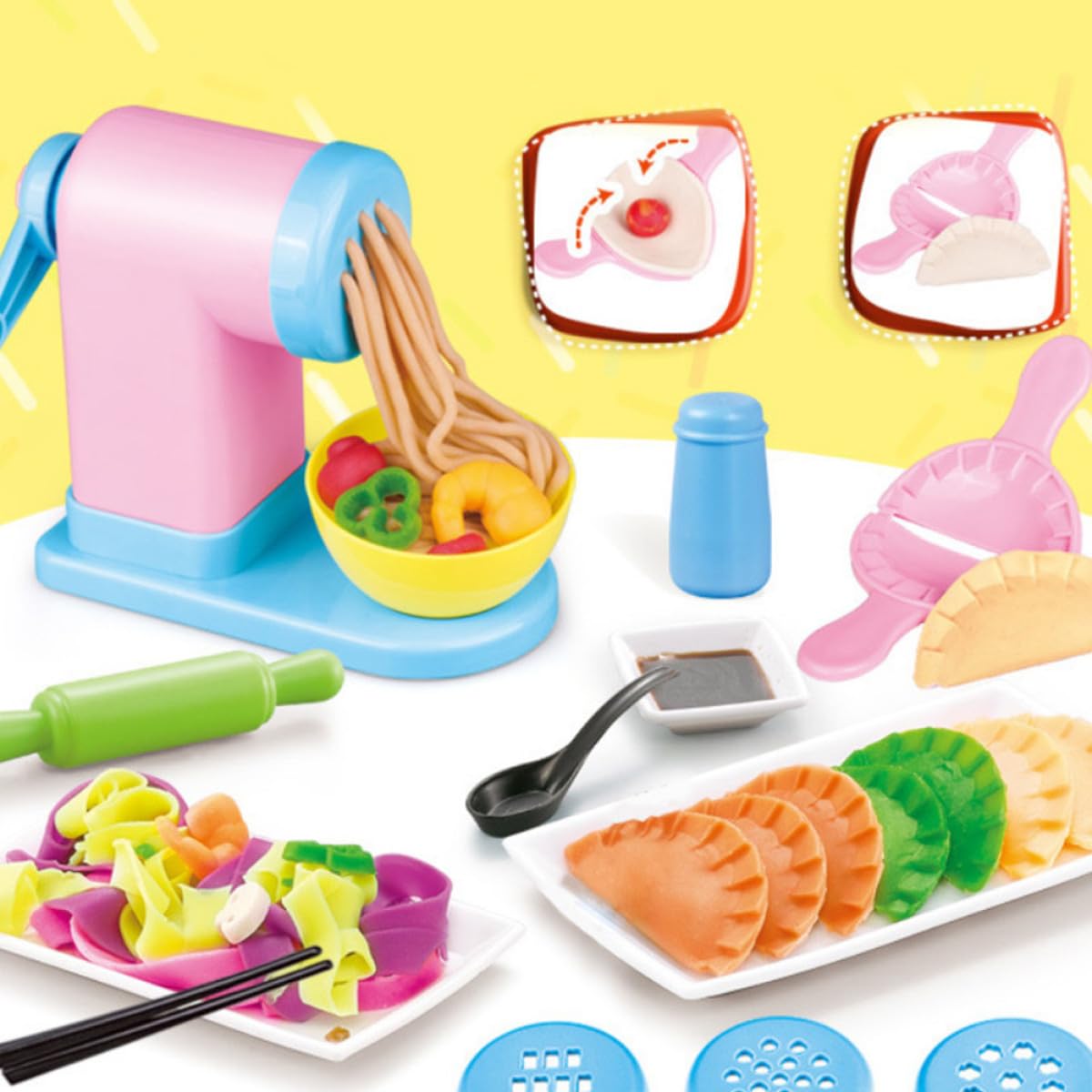 Máquina de Fideos de Plastilina 3d de Plástico 1 Set