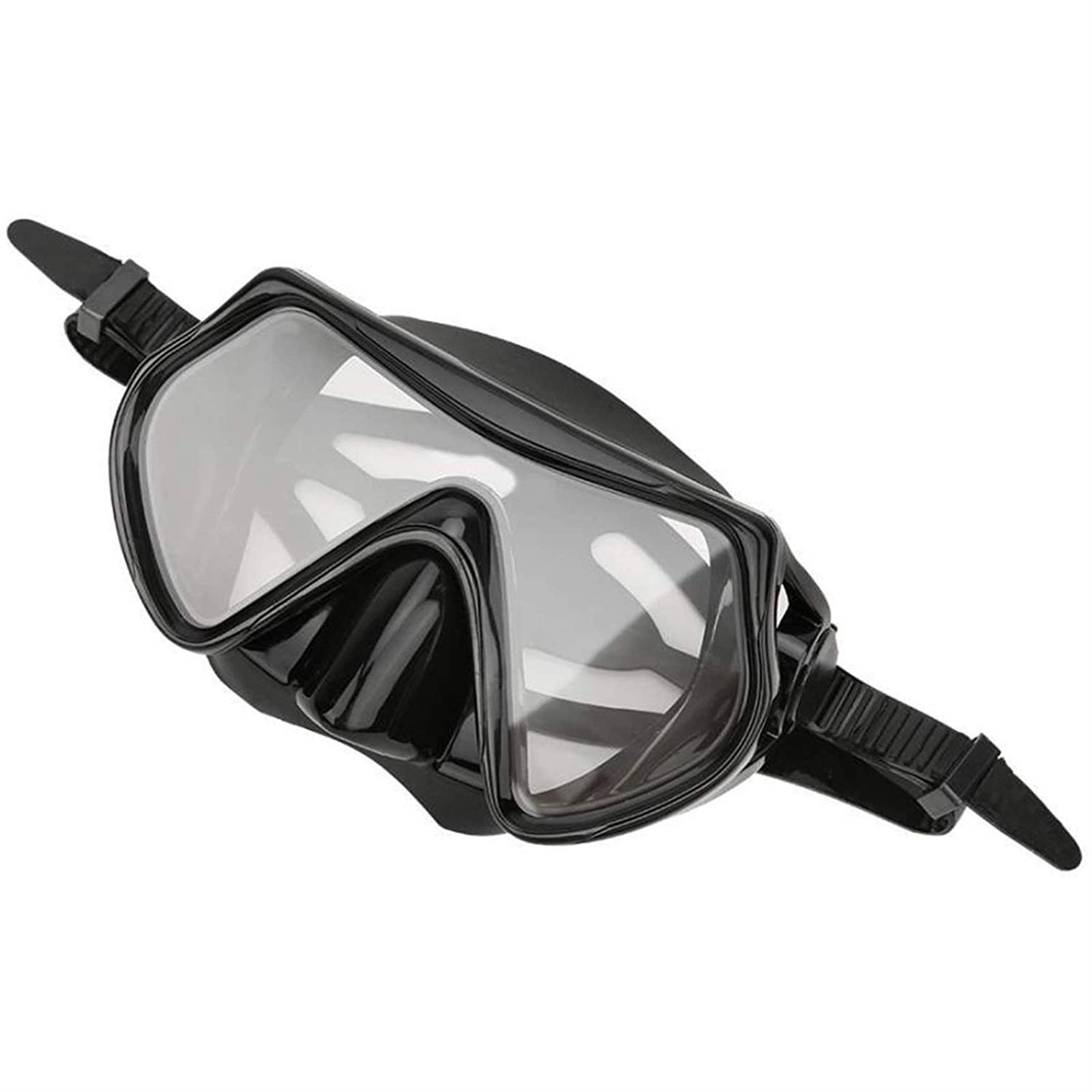 Schnorchelmaske, Tauchmaske, Silikon-Taucherbrille, Unterwasser-Bergungs-Scuba-Schwimmbrille, breite Sicht, Wassersportausrüstung für Erwachsene