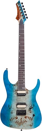 Leo Jaymz Guitarra eléctrica Serie Monsoon (Violet Ocean)