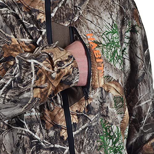 HABIT Men\'s Ripley Trail Stretch Waterproof Jacket, Large, Realtree Edge
