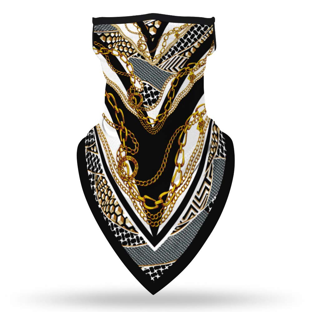 Angelife Face Mask for Man Women Bandana Balaclava with Ear Hangers Cooling Neck Gaiter Scarf