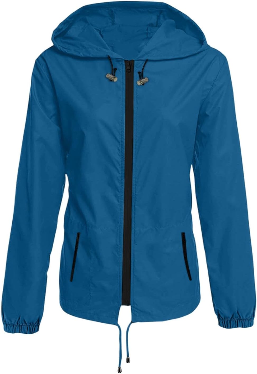 Rain Jackets Women Lightweight Windbreaker Water Resistant Hooded Coat