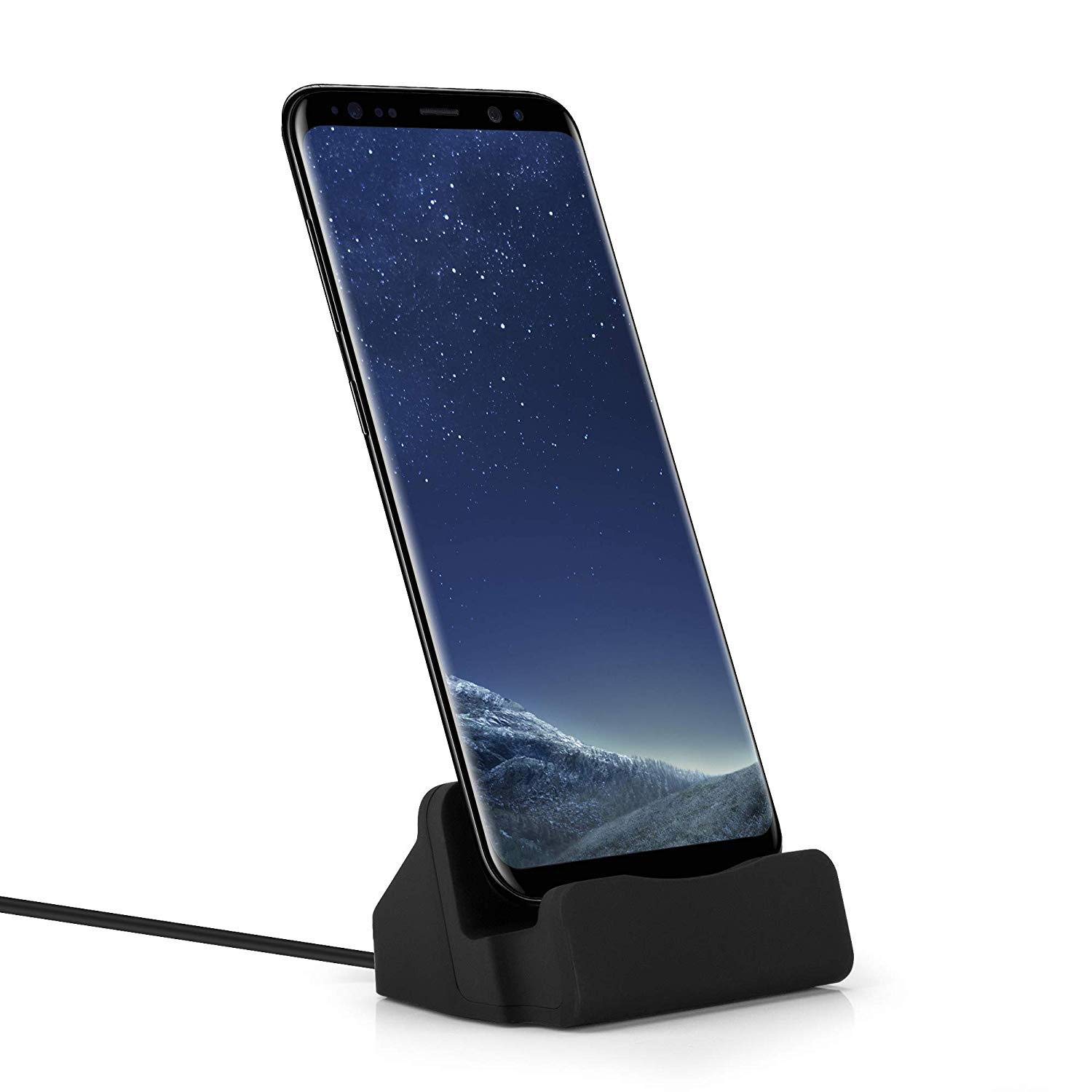 Stacja dokująca Lightn stacja ładująca ładowarka kompatybilna z iPhone 14, 13 Pro, 12, 11, Plus, Xs Max, Xr, X, 8, 7 Plus, 6S Plus, 6s, 6 Plus, 6, 5s, 5c, SE w kolorze czarnym