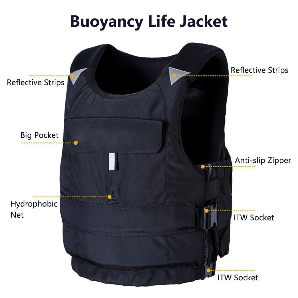 Veste de Surf Réglable en Néoprène for Kayak, Pêche, Sports Nautiques