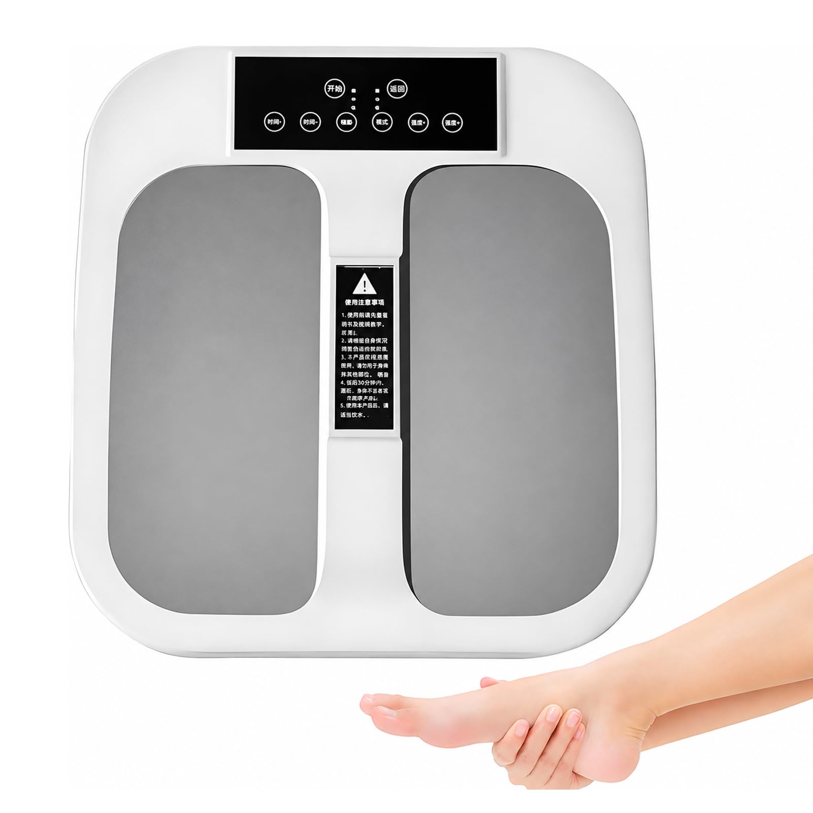 Fußmassagegerät 300 W mit Fernbedienung und 10 Stufen für Zuhause