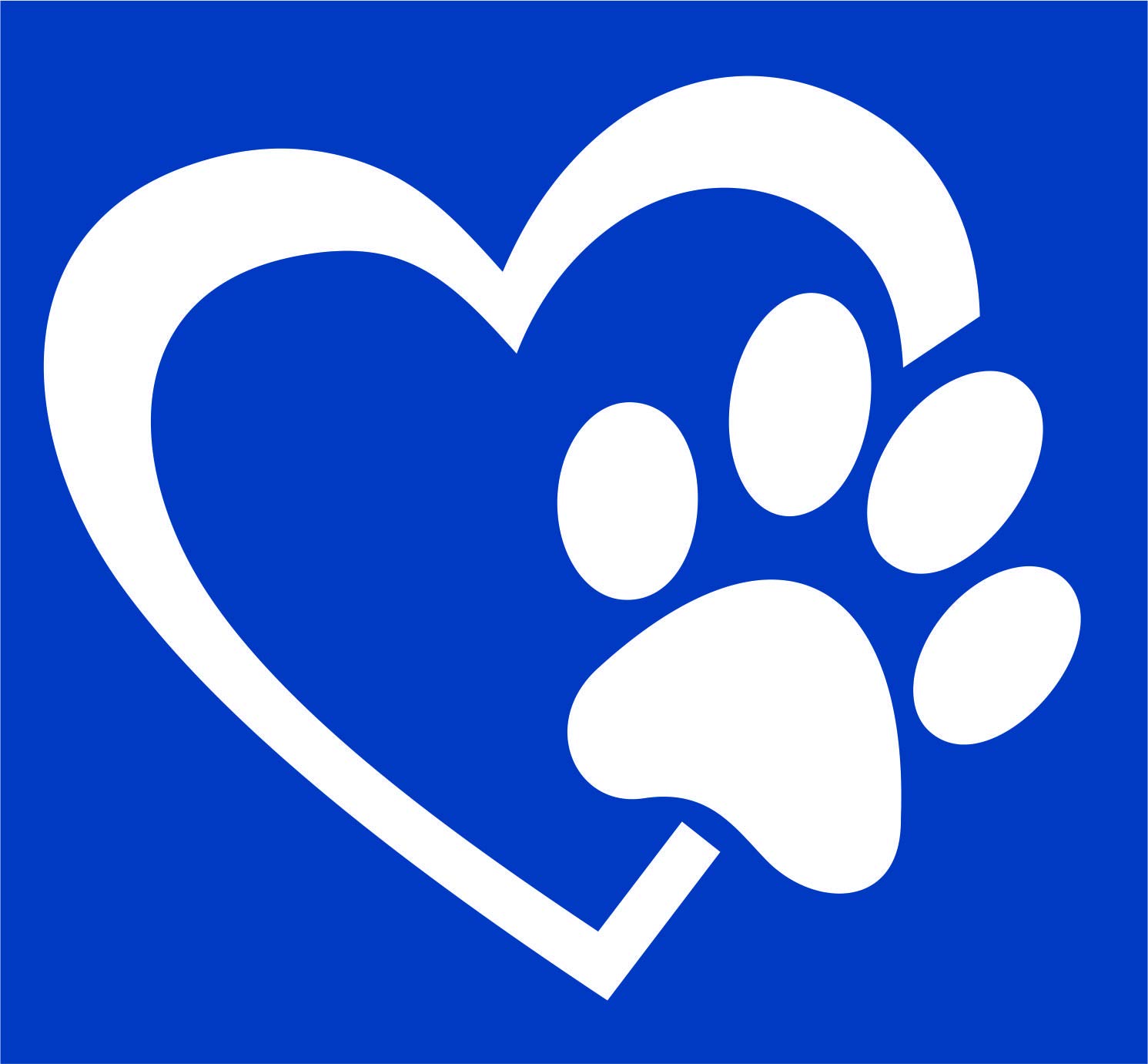 Dog Paw Heart