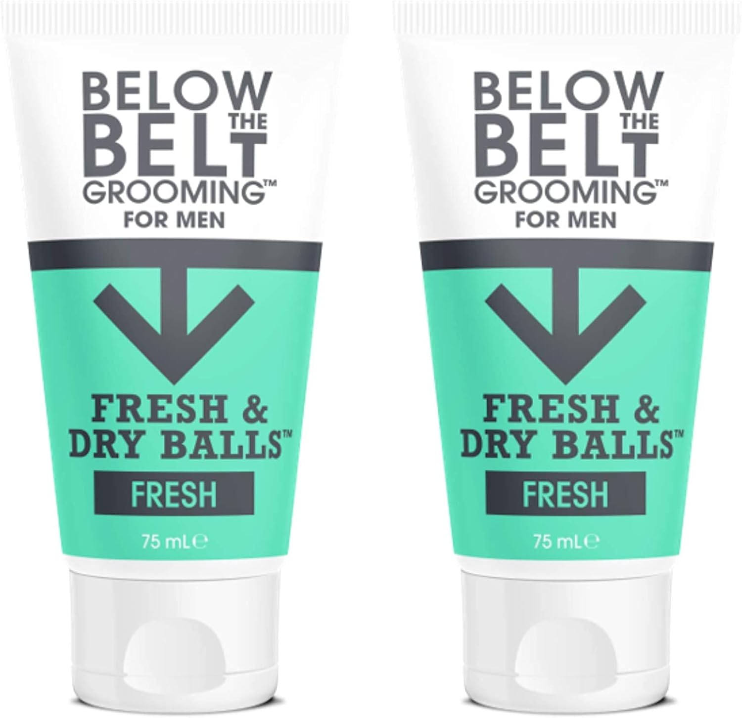 Below The Belt 2Pack Deodorant for Men Jock Itch Cream for Thighs Smell Like Roses While