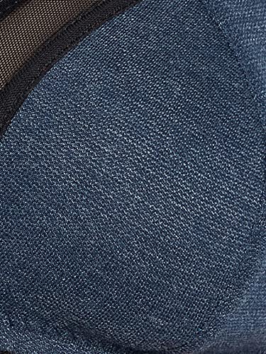 Image of Clovia Women's Cotton Spandex Solid Non-Padded Full Cup Wire Free Everyday Bra - Dark Blue