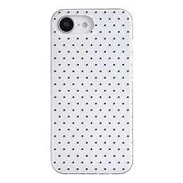 QLTYPRI Cute Phone Case for iPhone 17e/iPhone 16e Case Polka Dot Fashion Aesthetic Design for Women Girls, Slim TPU Shockproof Protective Phone Cover for iPhone 17e/16e - White