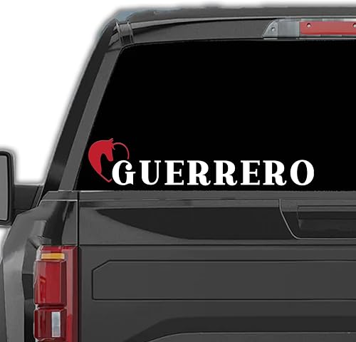 Calcomanía occidental Guerrero Mexico para Trocas Calcomanias para Autos, calcomanías mexicanas para camiones y coches, estilo Ranchero con Caballo