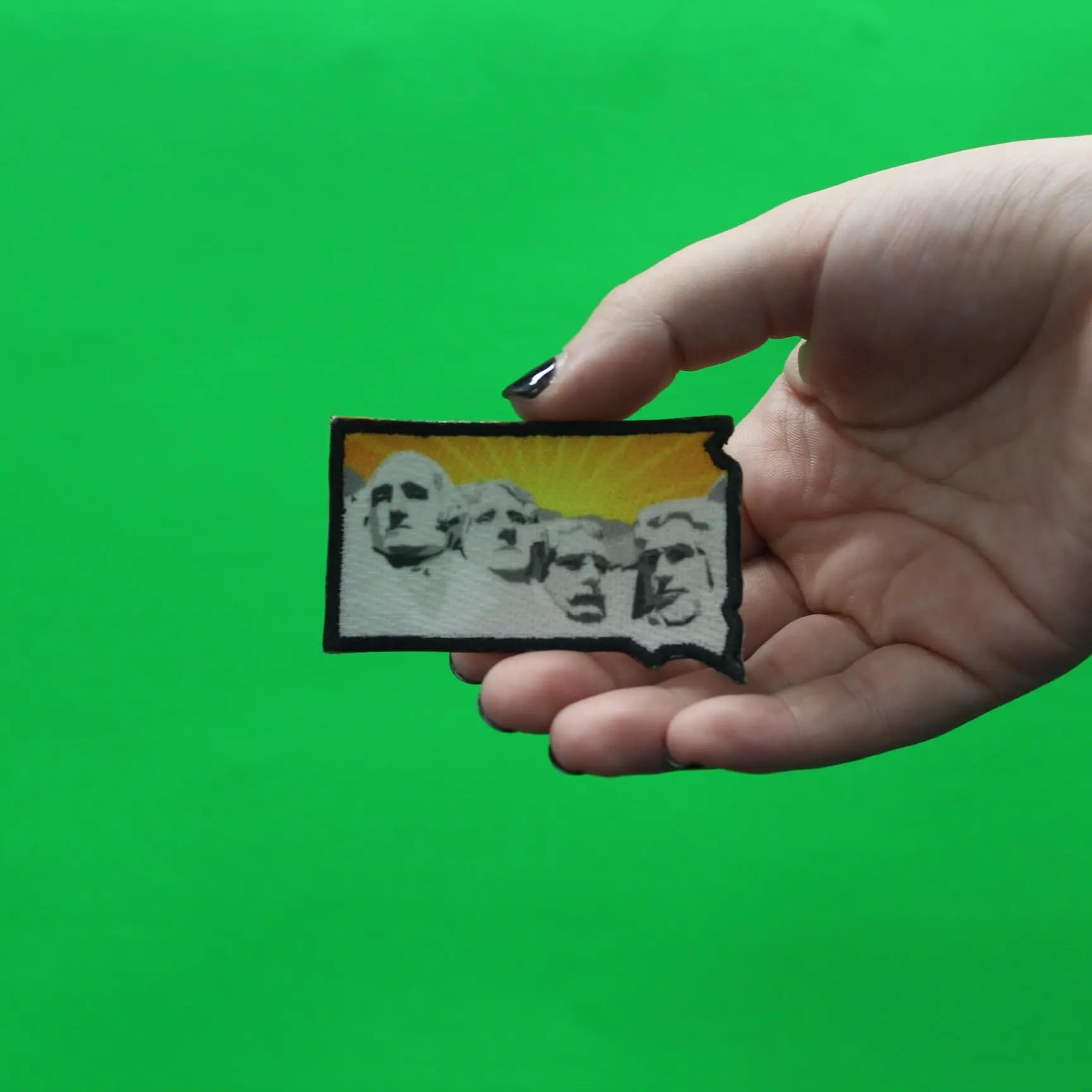 South Dakota Mount Rushmore Embroidered Iron On Patch