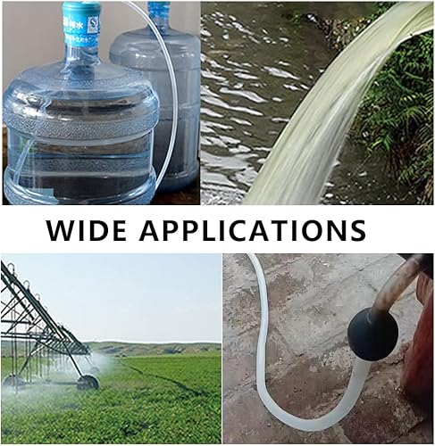 Miniatura 5 de Eoiips Tubo de polietileno de 532 pulgadas de diámetro interior x 14 pulgadas de diámetro exterior, manguera translúcida blanca de polietileno para