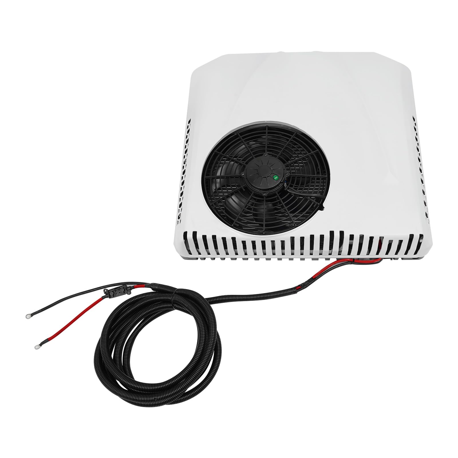 Aire acondicionado de techo ultrafino de 12 V, silencioso, eléctrico automotriz, unidad de aire acondicionado con calefacción y refrigeración, universal para caravanas, caravanas, camping, camiones y
