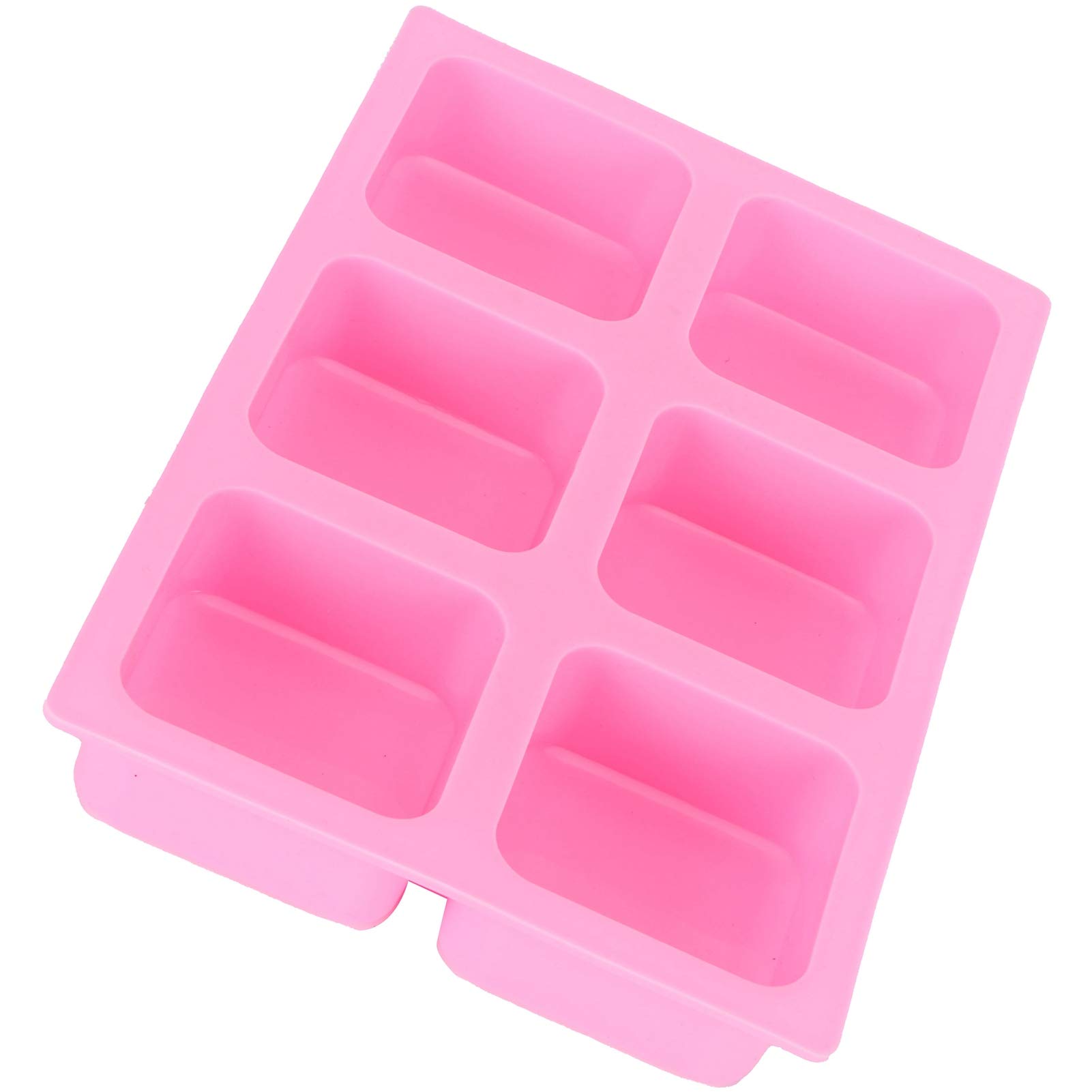 Stampi per Sapone Stampo Quadrato a 6 Griglie Stampo per Torta in Silicone Aroma per Fare a Mano Stampo per Sapone Strumento Fai-da-Te per Cuocere Il Sapone