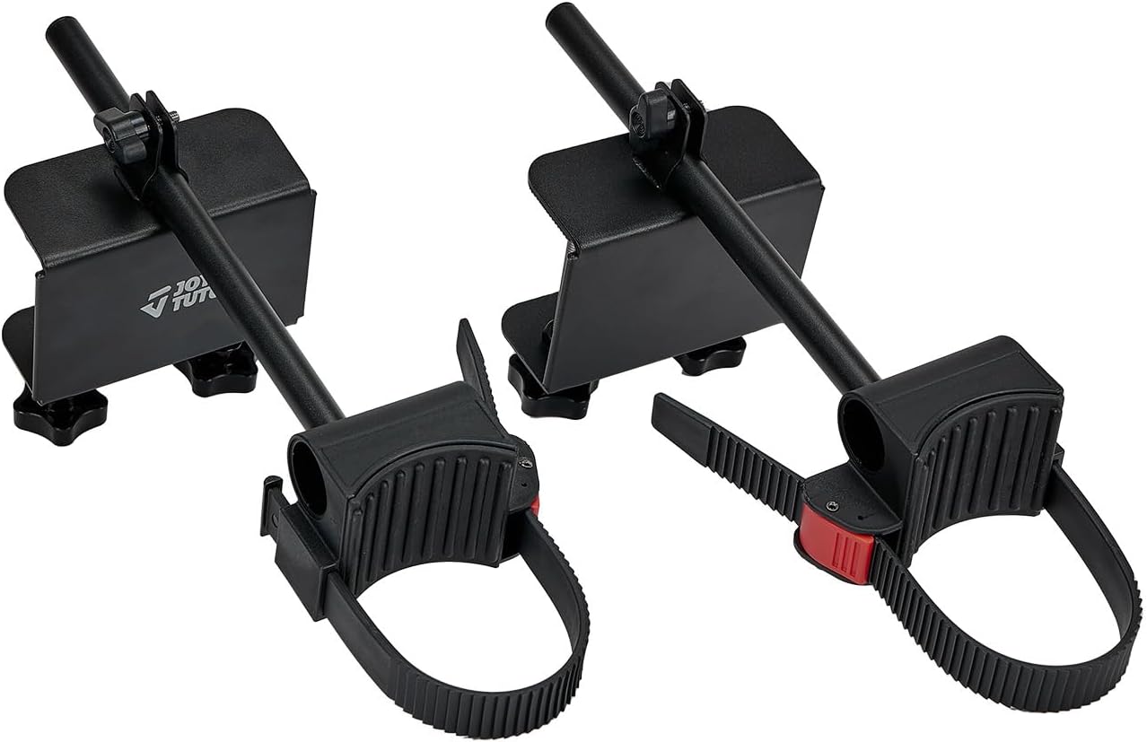 JOYTUTUS Truck Bed Bike Rack Mount, Bike Rack for Pickup Truck Bed, No Remove Tire, Anti-Wobble Truck Bed Bike Holder, Strengthen Metal BicycleTruck Bed Mount