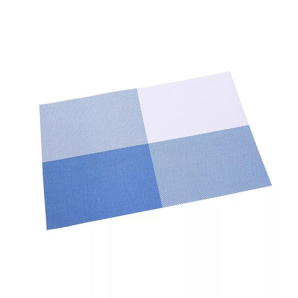 IANSHFKN Rectangular Western Plate Mat Floor Placemat For Dining Table Decoration