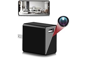 HD Wireless Spy Camera Hidden in USB Charger, Covert Nanny Cam