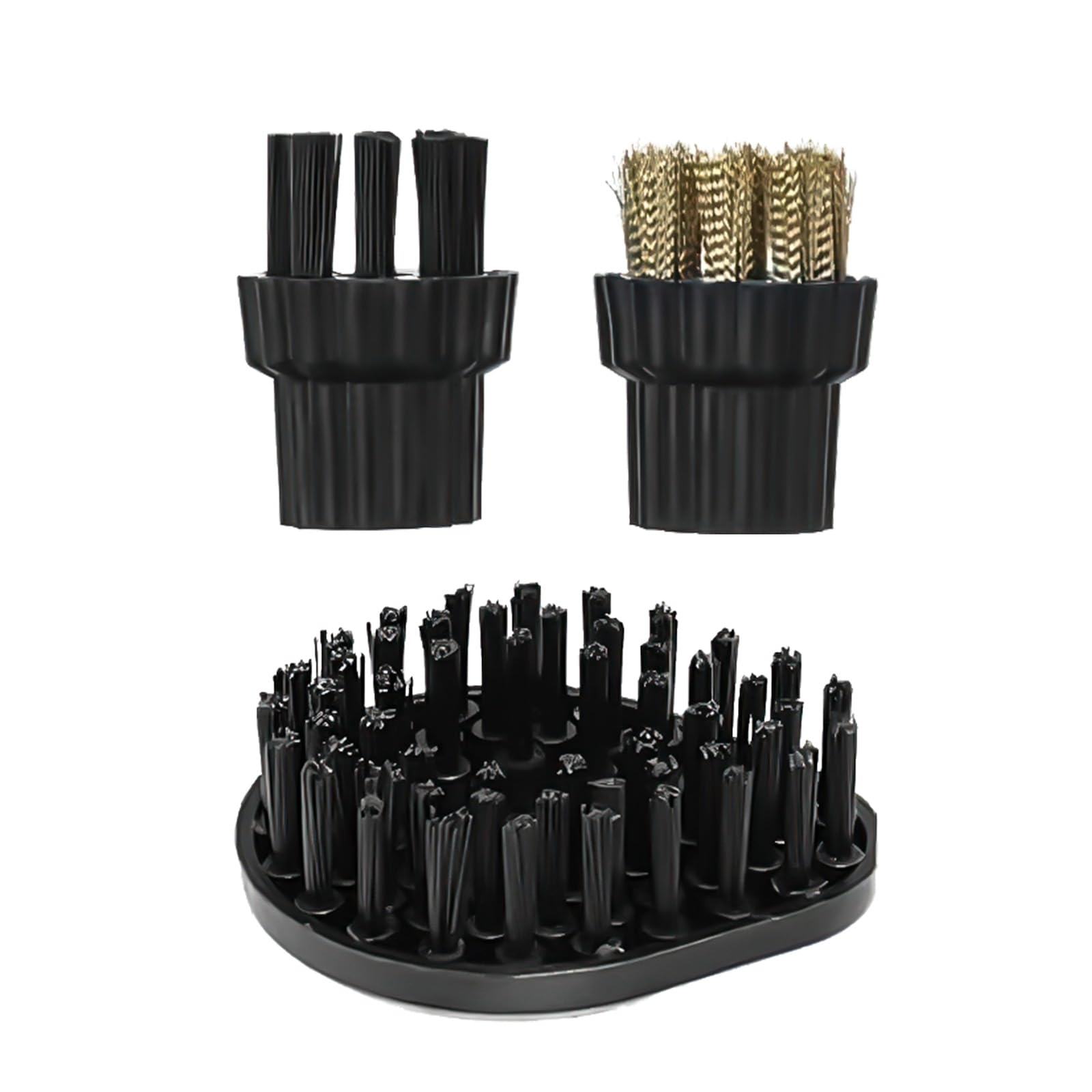 3 Pack Steam Cleaner Accessories Set,Compatible Cleaner,Replacement Parts Accessories Cleaning Brush Head for WH-QX008 Steam Cleaner Hard Surface