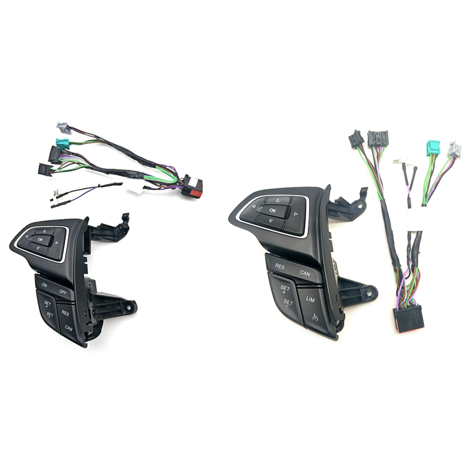 Für Ford Focus Mk3 2015-2017 Kuga 2017, Tempomat-Schalter Multifunktions-Lenkrad-Taste Bluetooth-Audio-Taste