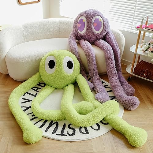 Miniatura 9 de Xshelley Pulpo de piernas largas, juguete de peluche grande de pulpo, almohada, cojín, animal marino de peluche de pulpo suave, regalo para niños