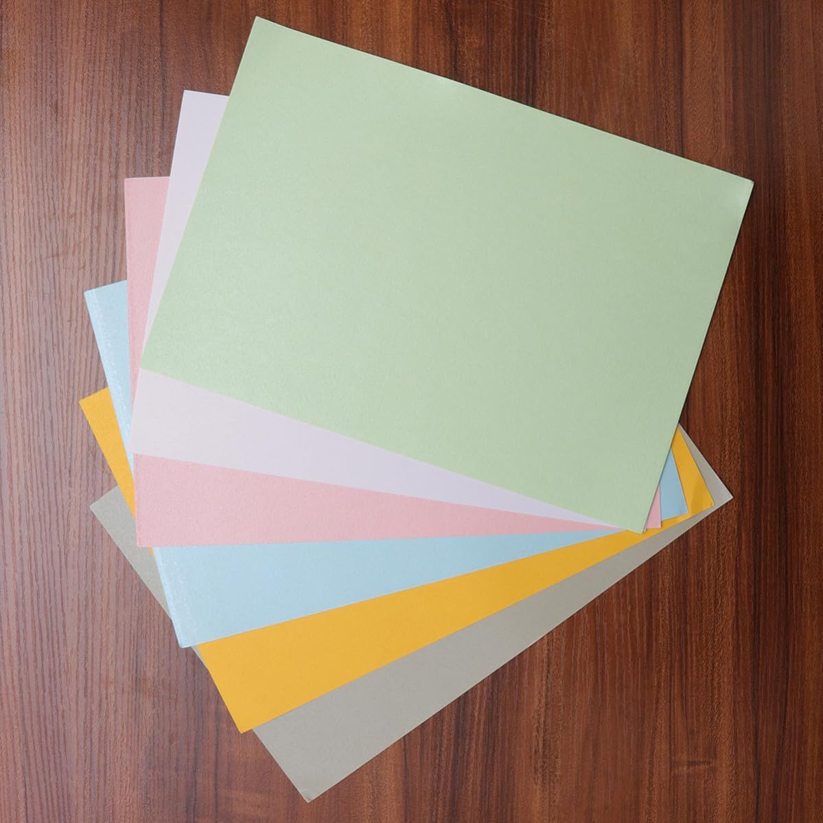 50pcs Colorful Handmade Pearlescent Card Stock Paper, 50 Sheets