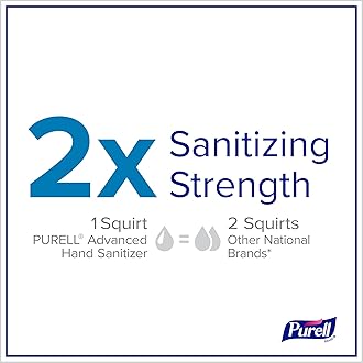 PURELL SINGLES Advanced Hand Sanitizer Gel, Fragrance Free, 125 Count Single-Use Travel-Size Packets - 9620-12-125EC