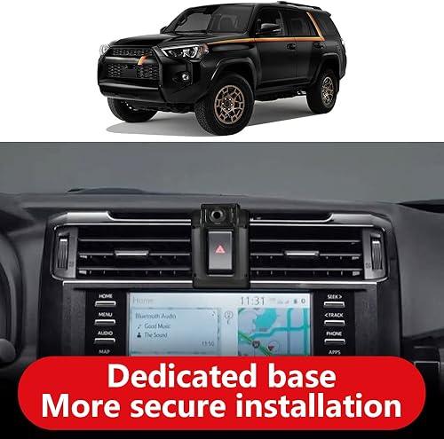 Miniatura 3 de Soporte de teléfono de coche para Toyota 4Runner 2010-2024 Accesorios de automóvil, soporte de navegación, decoración interior, soporte para