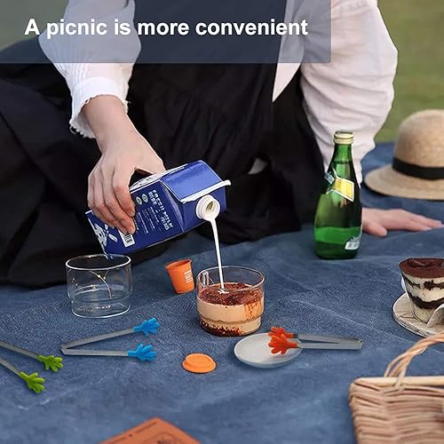 Miniatura 7 de 6 pinzas de hielo+6 pinzas de silicona