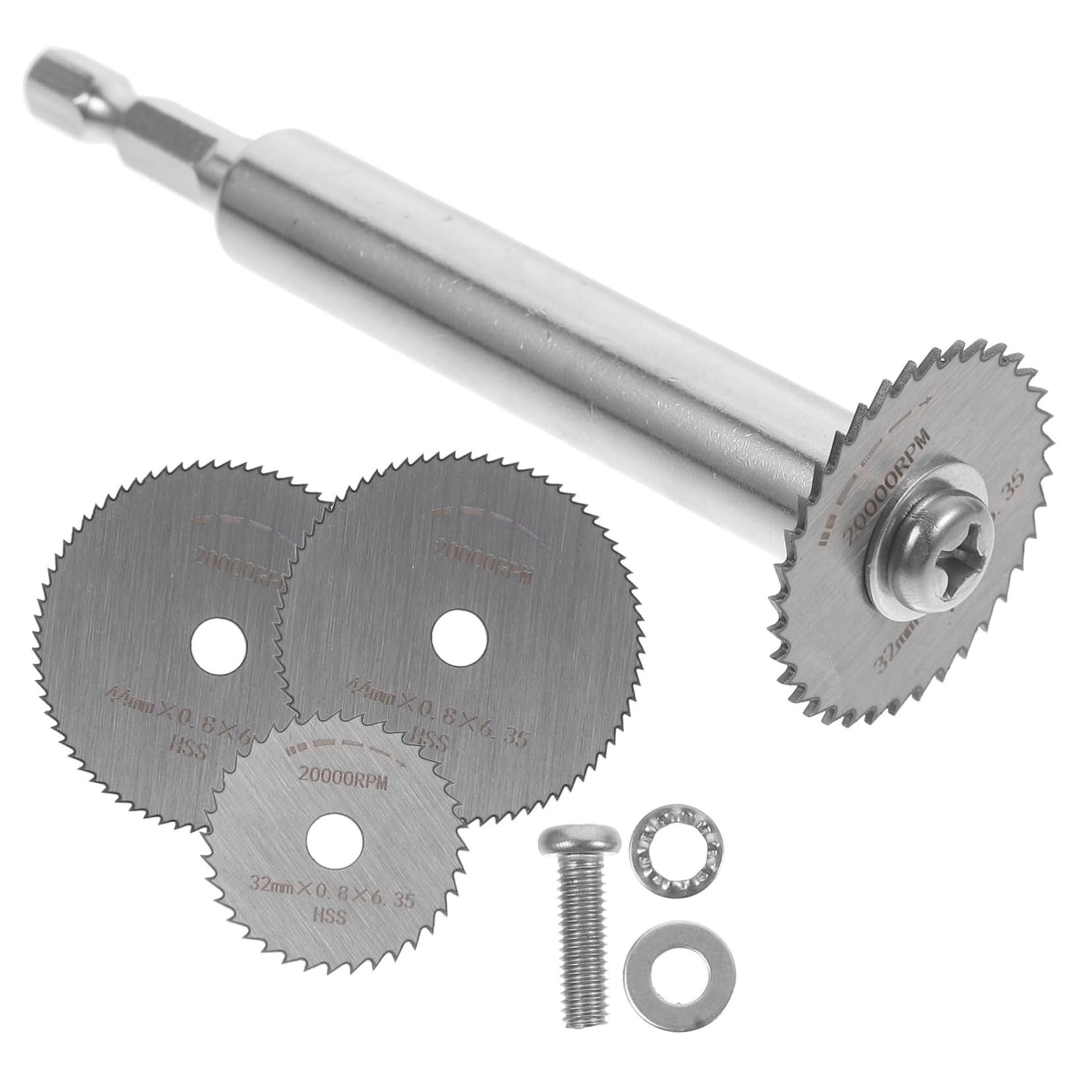 OUNONA Iron Made Mini Saw Blade for Drill Pipe Cutter Blade Set Easy to Install Use for PVC Cutting