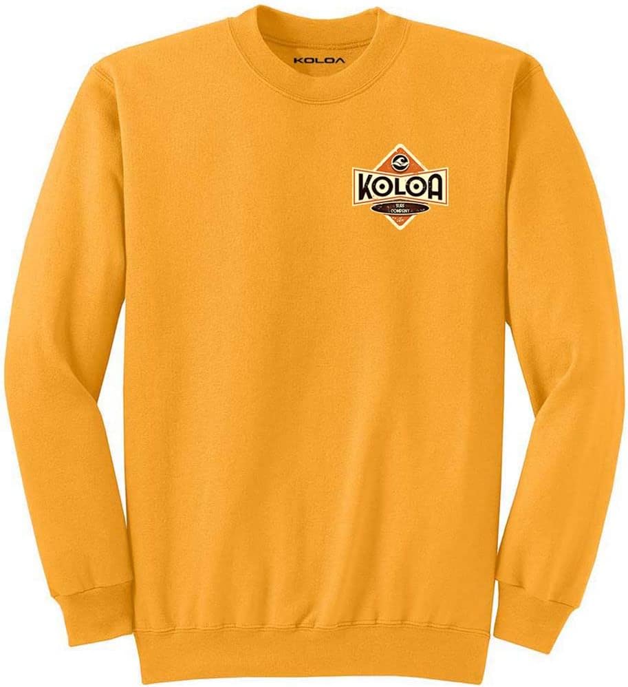 Joe's USA Koloa Surf Co. Soft & Cozy Classic Crewneck Sweatshirts in Sizes S-5XL