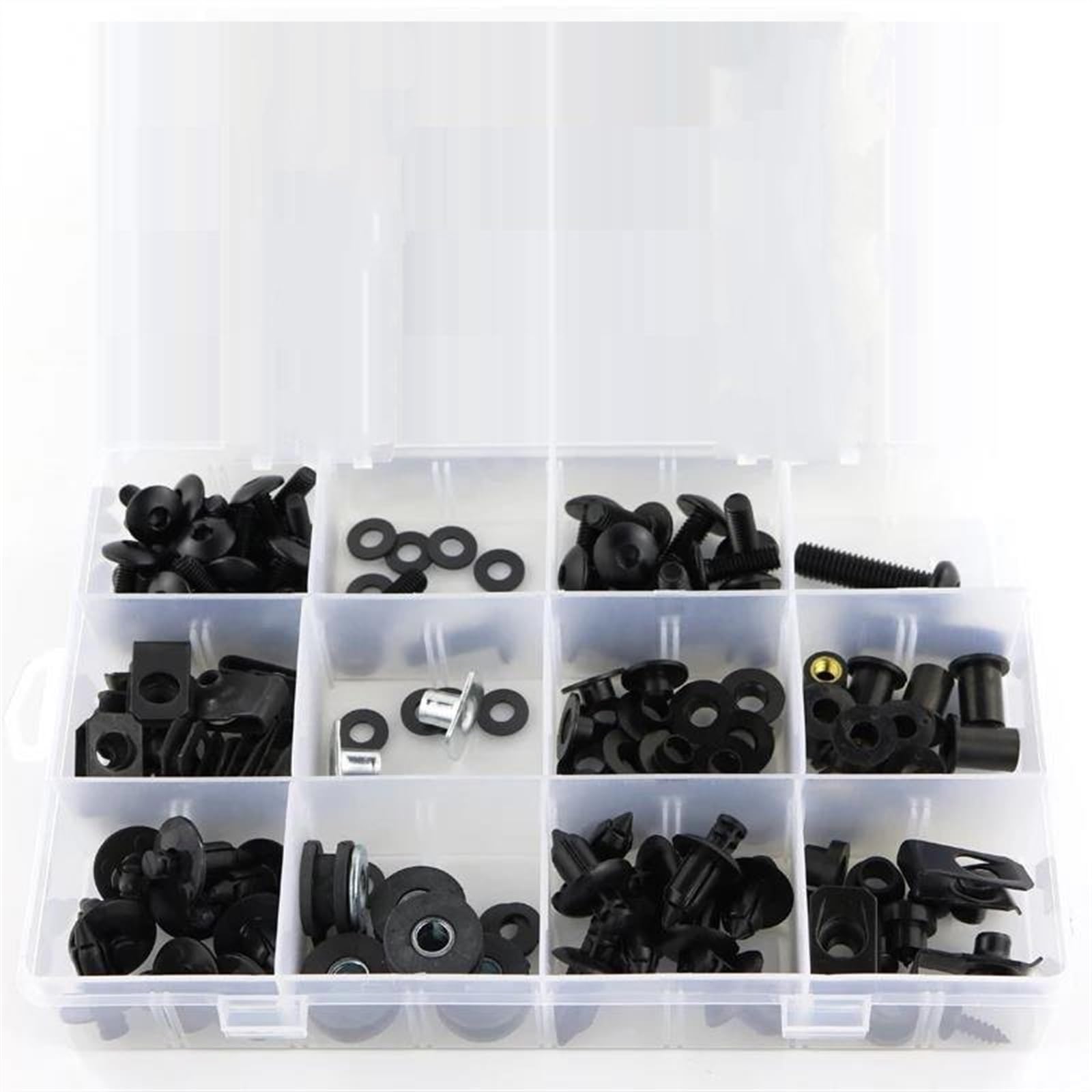 Motorcycle Fairing Screws Kit Body Nut Replacement For Suzuki GSXR600 GSXR750 GSX-R600 750 GSXR 600 06-07(Black)