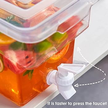 Amazon.co.jp: 冷蔵庫 ポット 5L ドリンクピッチャー 保冷