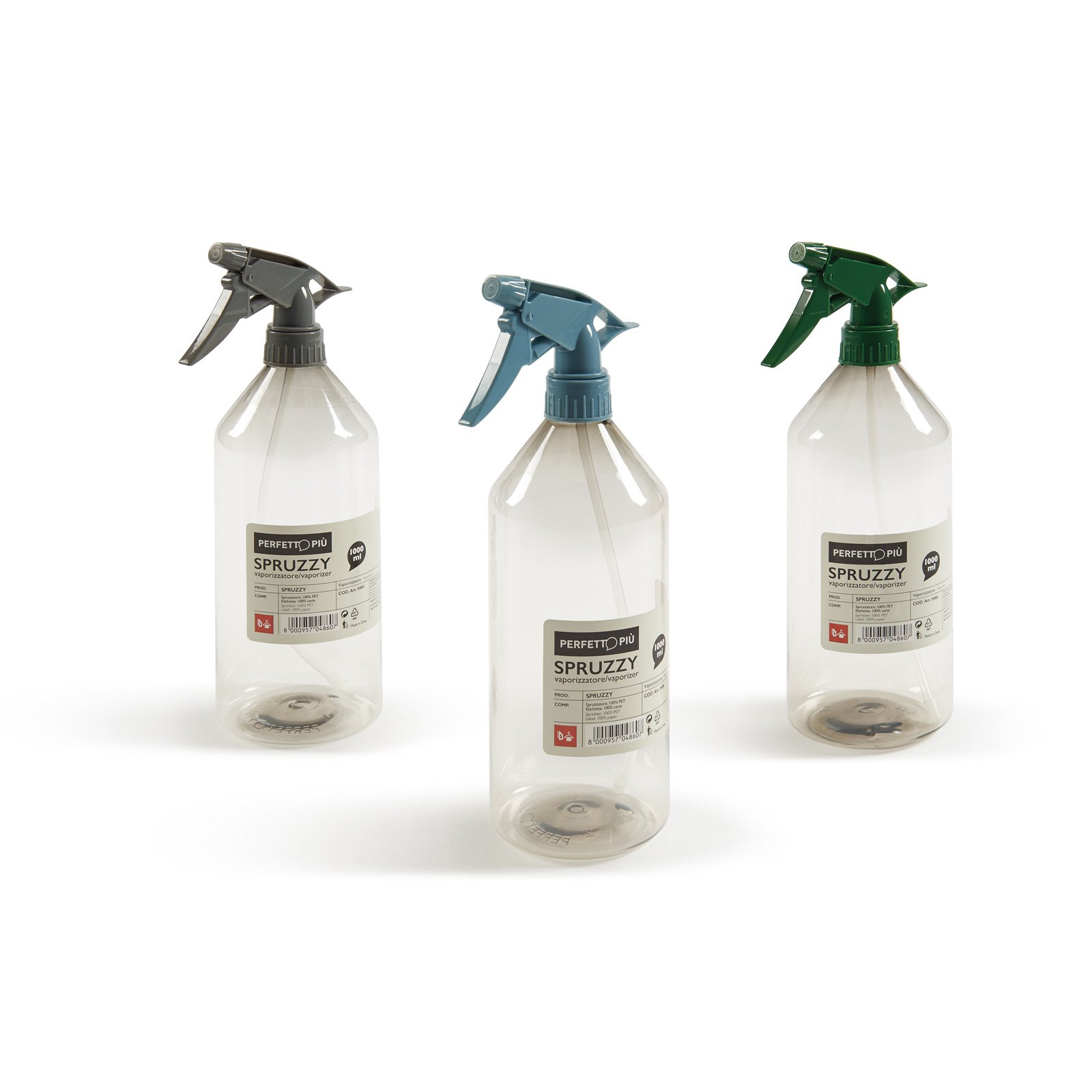 Perfetto Spray in plastica, capacità: 1 litro, Multicolore, Taglia Unica