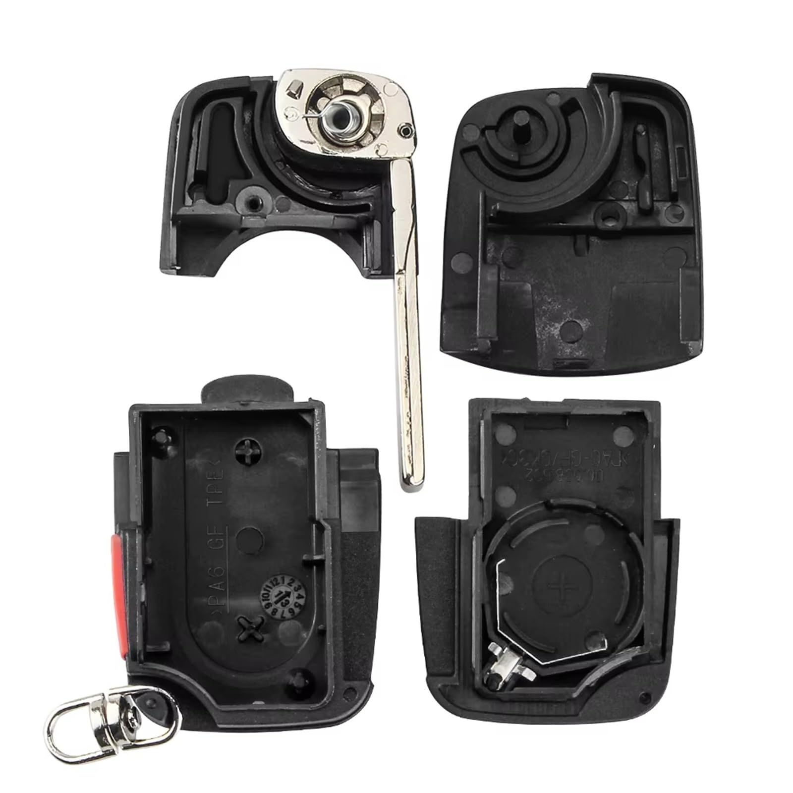 Compatibile Con Per A6 A8 1994 1995 1996 1997 1998 1999 2000 2001 2002 2003 2004 Custodia Protettiva Chiave A Distanza Auto CR1620 CR2032(Model 4)