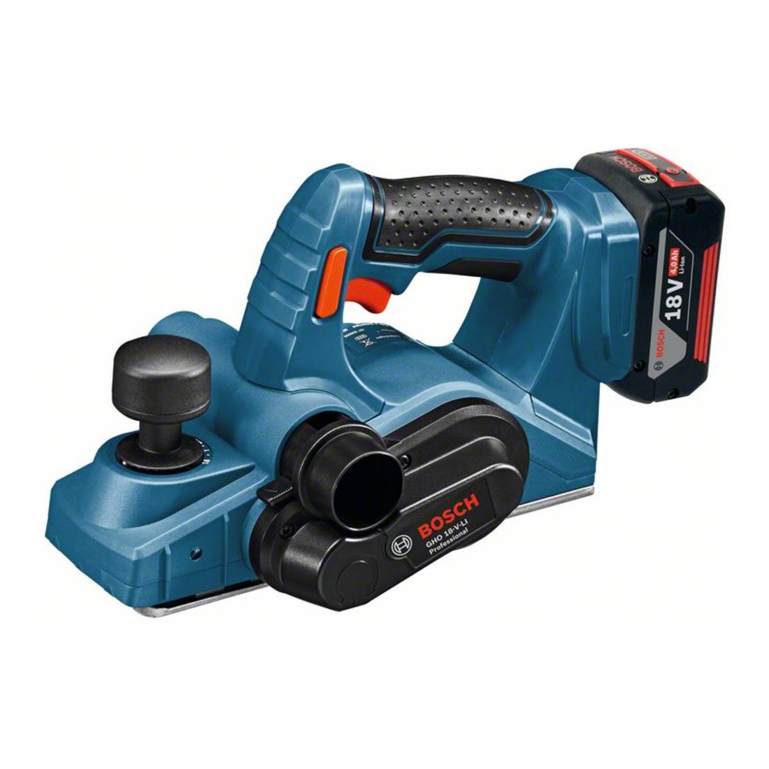 Bosch Professional GHO 18 V-Li, rabot sans fil, 82 mm de largeur, 2,6 kg