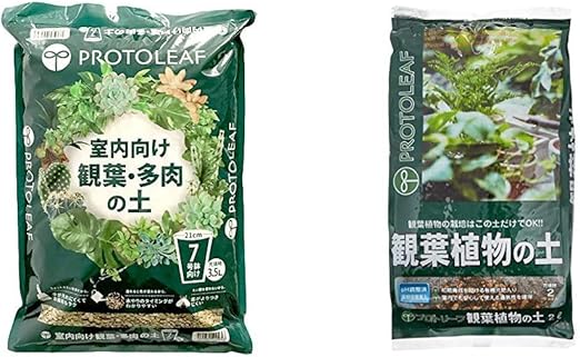 Amazon プロトリーフ 培養土 室内向け観葉 多肉の土 7号鉢用 観葉植物の土 2l セット買い Diy 工具 ガーデン