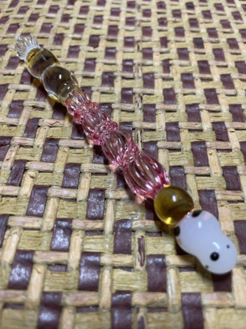 シマエナガ ガラスペン パラグラス Animal glass pen parlass