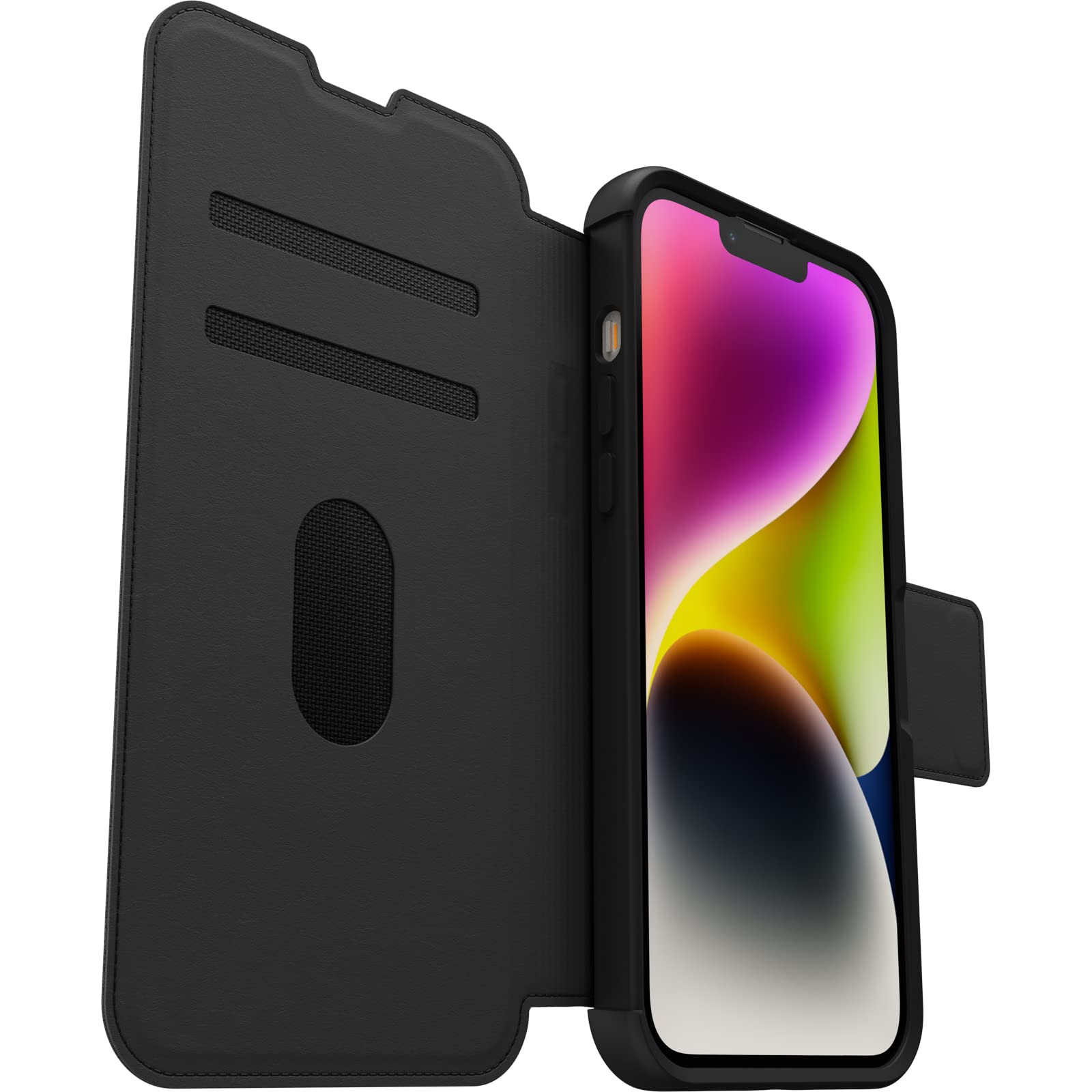 OtterBox Strada Hoesje Voor IPhone 15 Pro | Leren Folio Met MagSafe | Valbescherming & Kaarthouder