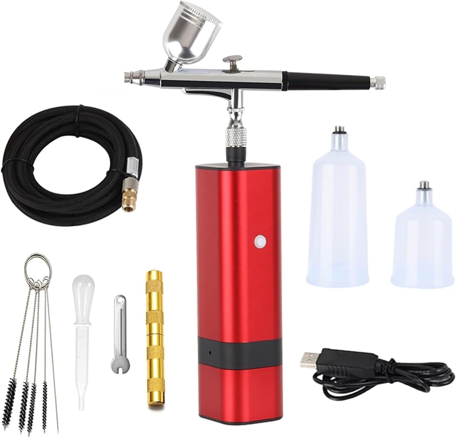 Opryskiwacze do farb bezprzewodowy kompresor aerografu TM80S-131 High Power profesjonalna pielęgnacja urody podróż Nano Spray narzędzie pneumatyczne(Blu)