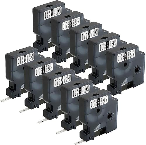 Etiquetas de tubo termorretráctiles industriales compatibles de repuesto para DYMO 18051, tubo de 14 pulgadas para DYMO Rhino 5200 4200 5000 6000